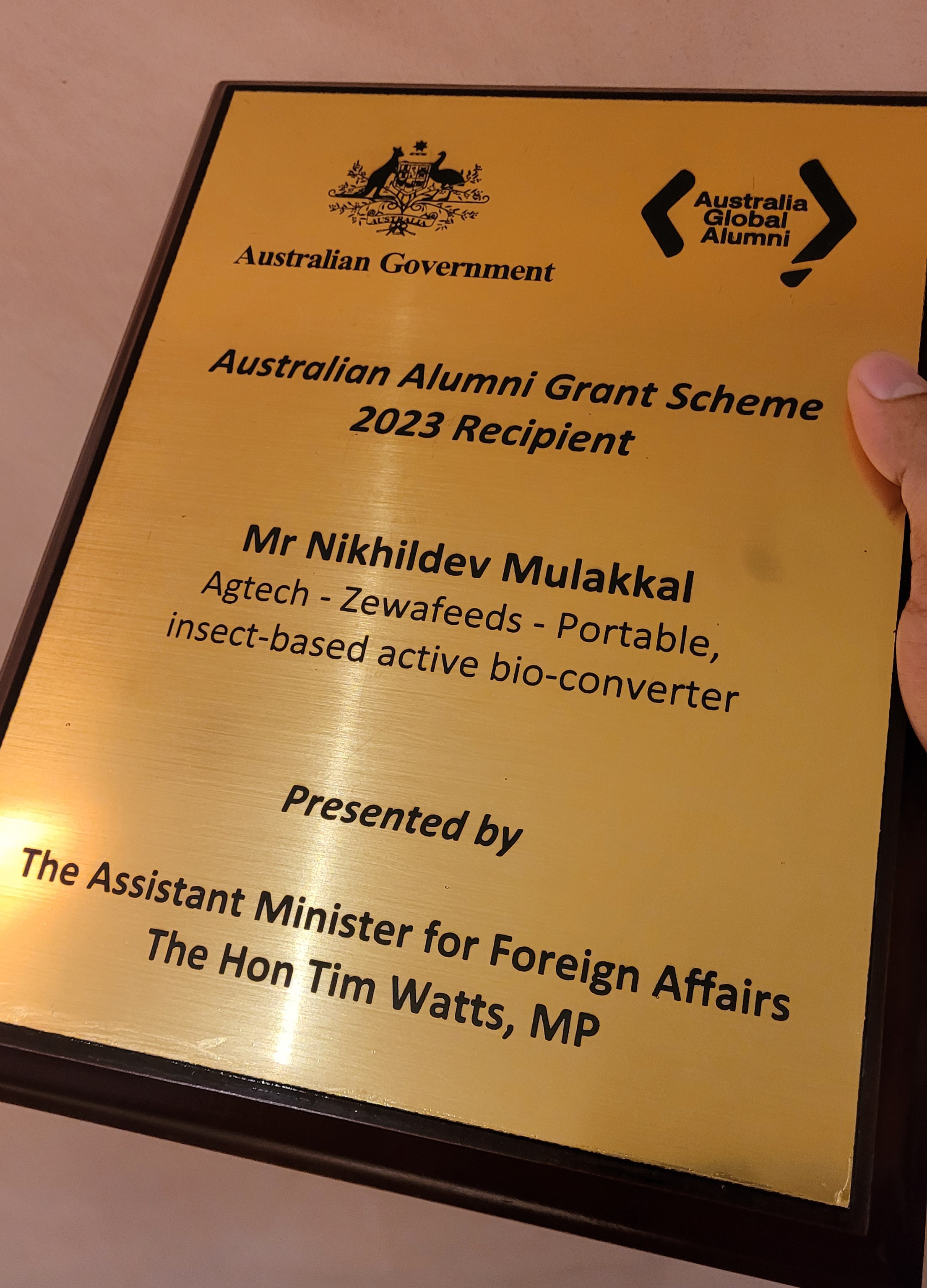 Australian Government AAGS Winner & formulation trials, 2023