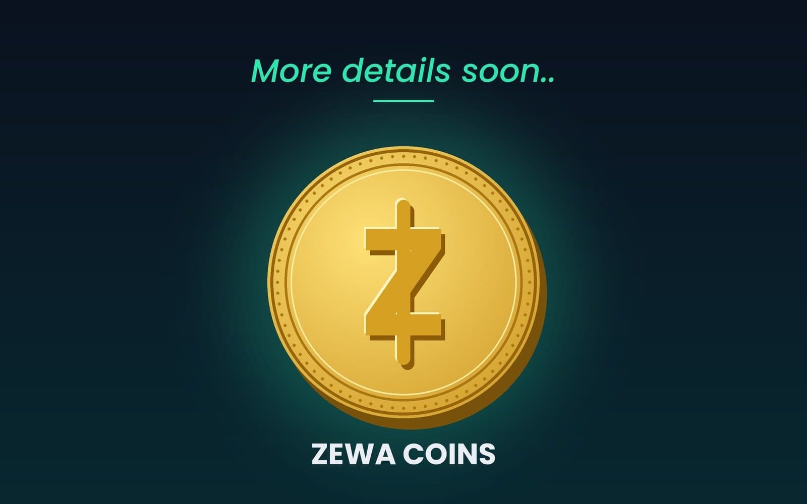 Zewa Coins announcement graphic